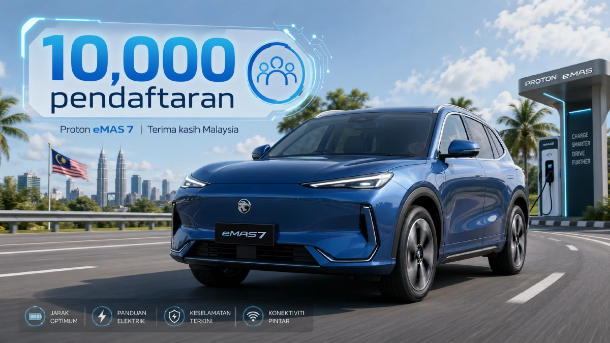Proton eMas Cecah 10,000 Pendaftaran pada 2026 โ Apa Maksudnya untuk Pasaran EV Malaysia?